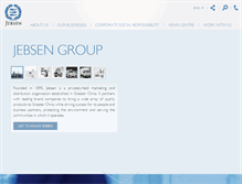 Tablet Screenshot of jebsen.com